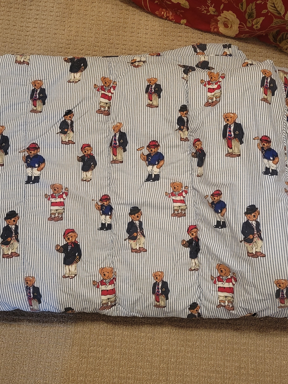 Ralph Lauren Polo Bear Twin Size Comforter